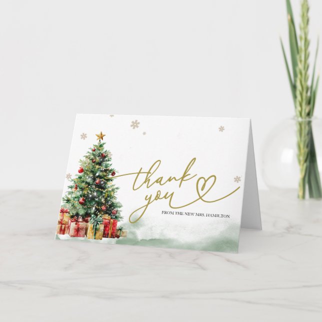 Tarjeta de agradecimiento para la fiesta de compro (Anverso)