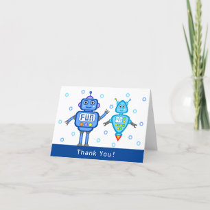 Tarjeta de agradecimiento para la fiesta de cumple