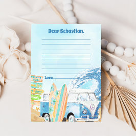 Tarjeta de agradecimiento para la fiesta de cumple