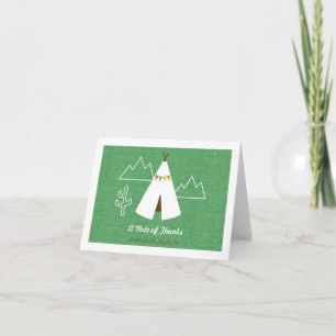 Tarjeta de agradecimiento para la fiesta de cumple