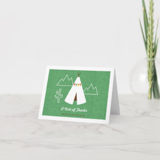 Tarjeta de agradecimiento para la fiesta de cumple