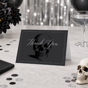 Tarjeta de agradecimiento para la fiesta de Muerte