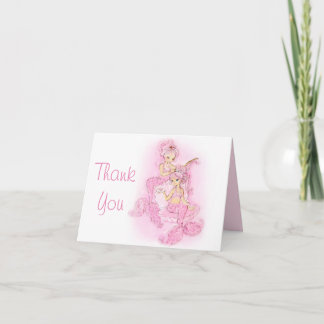 Tarjeta de agradecimiento para la fiesta de novias
