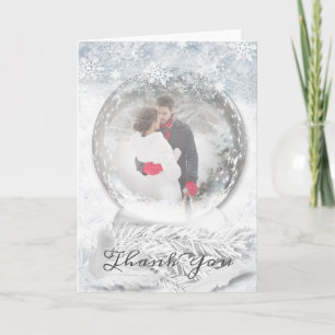 Tarjeta de agradecimiento para la foto de la boda