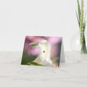 Tarjeta de agradecimiento para la impresión elegan