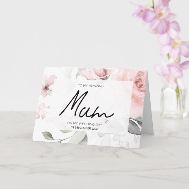 Tarjeta de agradecimiento para la madre de la novi (Orquídea)