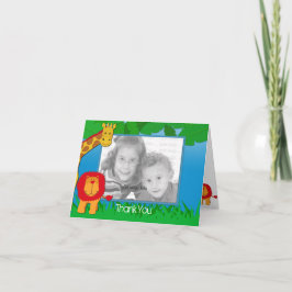 Tarjeta de agradecimiento para la plantilla de fot