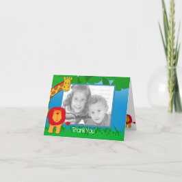 Tarjeta de agradecimiento para la plantilla de fot