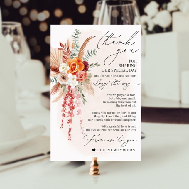 Tarjeta de agradecimiento para la servilleta Minim (Subido por el creador)