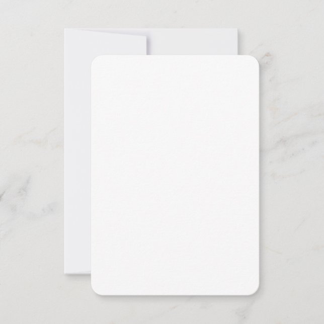 Tarjeta de agradecimiento para las esquinas redond (Anverso)