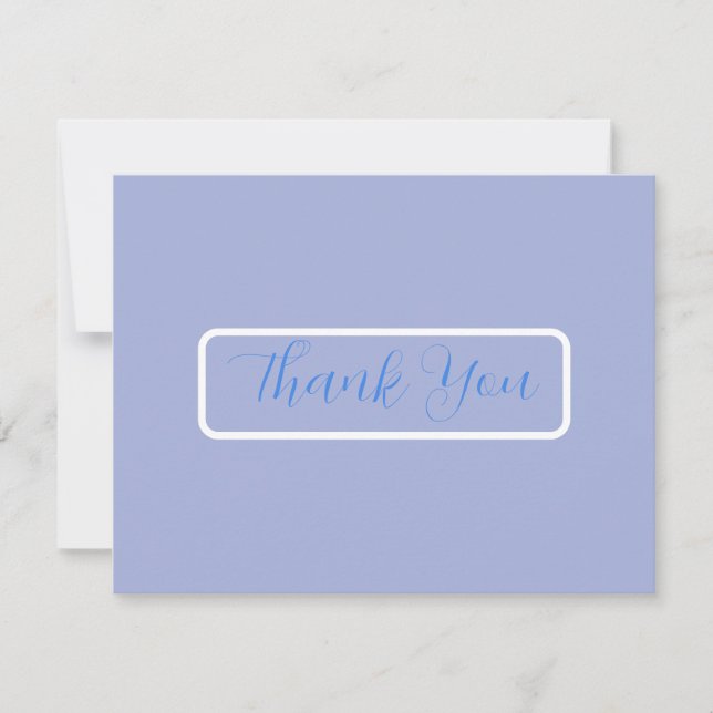 Tarjeta de agradecimiento para las fases minimalis (Anverso)