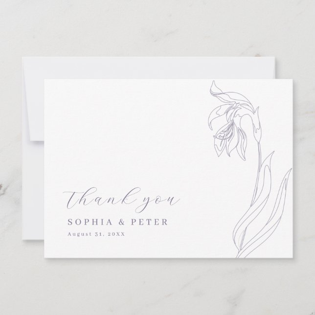 Tarjeta de agradecimiento para lavadora de flores  (Anverso)