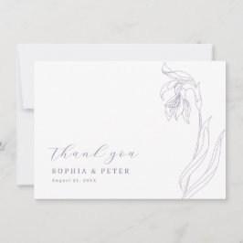 Tarjeta de agradecimiento para lavadora de flores 