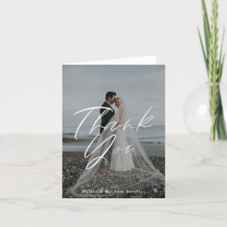 Tarjeta de agradecimiento para llamadas de foto bo