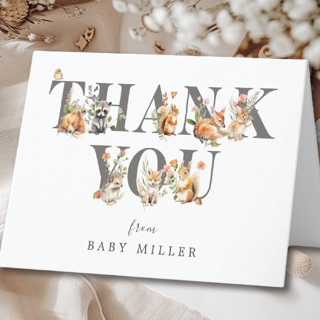 Tarjeta de agradecimiento para los dulces animales (Subido por el creador)