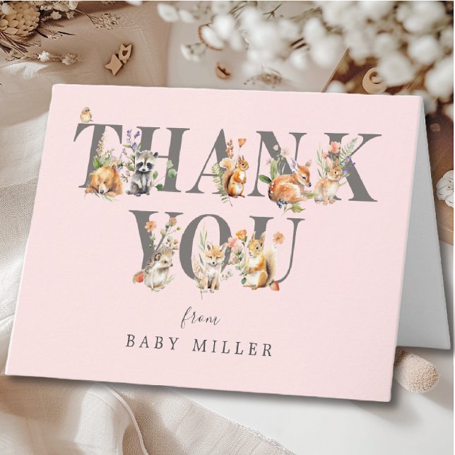 Tarjeta de agradecimiento para los dulces animales (Subido por el creador)