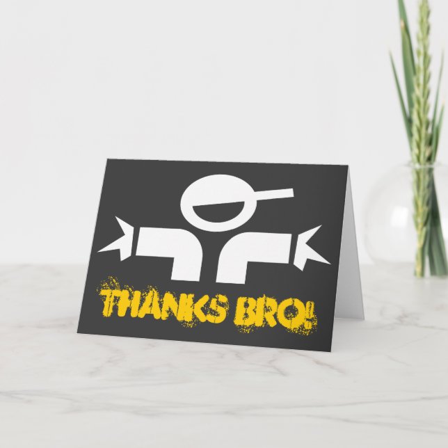 Tarjeta de agradecimiento para los hermanos que di (Anverso)