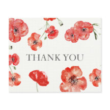 Tarjeta de agradecimiento para los lapachos rojos