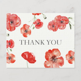 Tarjeta de agradecimiento para los lapachos rojos