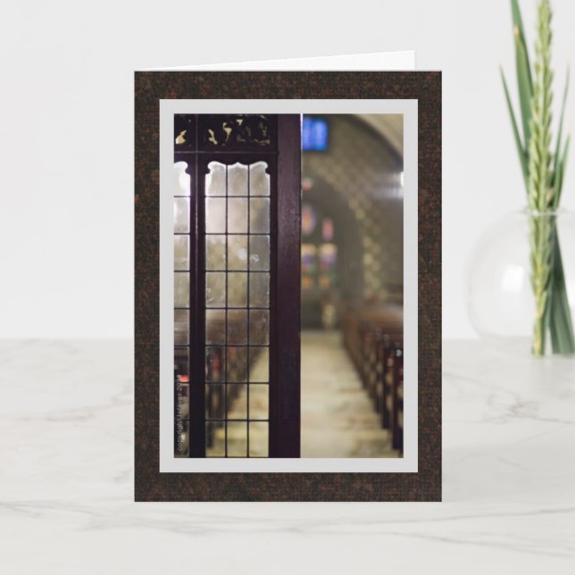 Tarjeta de agradecimiento para los ministros (Anverso)