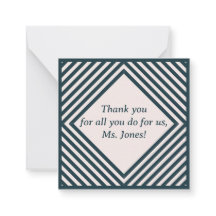 Tarjeta de agradecimiento para maestro