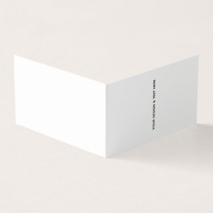 Tarjeta de agradecimiento para maestro minimalista