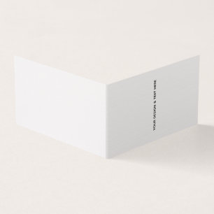 Tarjeta de agradecimiento para maestro minimalista