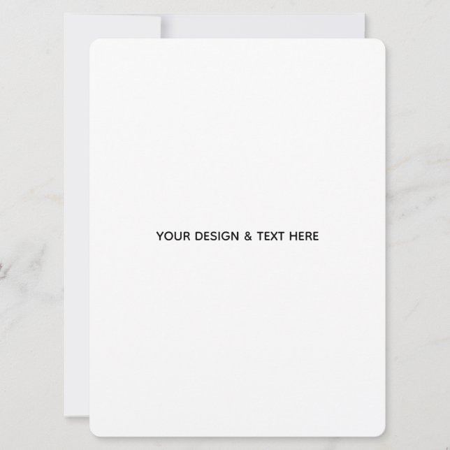 Tarjeta de agradecimiento para maestro minimalista (Anverso)