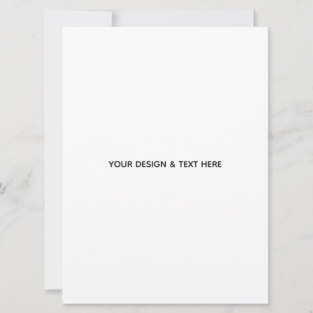 Tarjeta de agradecimiento para maestro minimalista (Anverso)