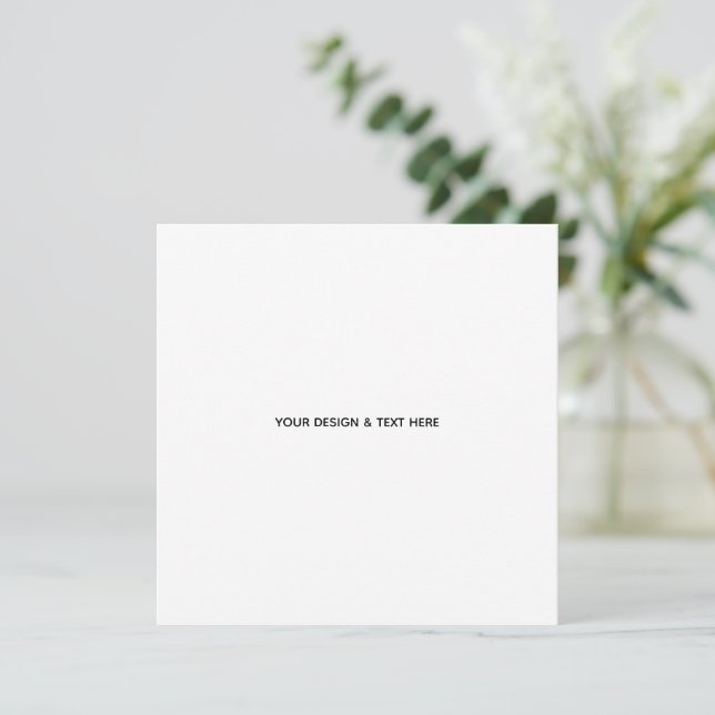 Tarjeta de agradecimiento para maestro minimalista (Anverso de pie)