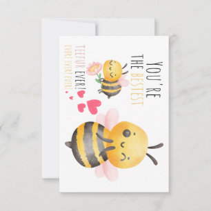 Tarjeta de agradecimiento para maestros adorable c