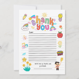Tarjeta de agradecimiento para maestros - versión 