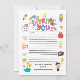 Tarjeta de agradecimiento para maestros - versión