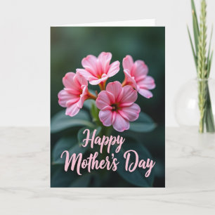 Tarjeta de Agradecimiento para Mamá Elegante