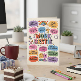 Tarjeta de Agradecimiento para Mejor Amiga del Tra