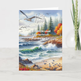 Tarjeta De Agradecimiento Para mi amigo