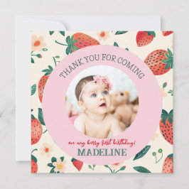 Tarjeta de agradecimiento para nuestro Berry Sweet