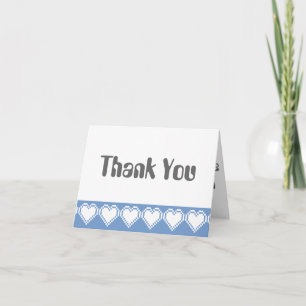 Tarjeta de agradecimiento para nuestros corazones