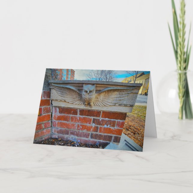 Tarjeta de agradecimiento para "Oeste de secundari (Anverso)