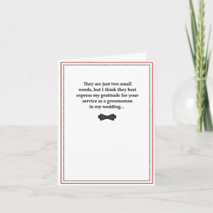 Tarjeta de agradecimiento para padrino - Novias ca
