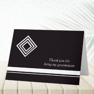 Tarjeta de agradecimiento para padrinos -- Blanco