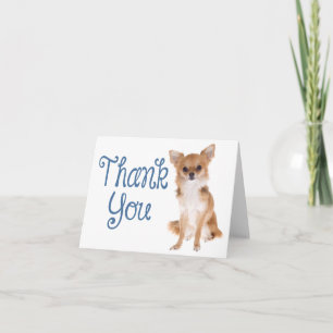 Tarjeta de agradecimiento para perro Chihuahua cac