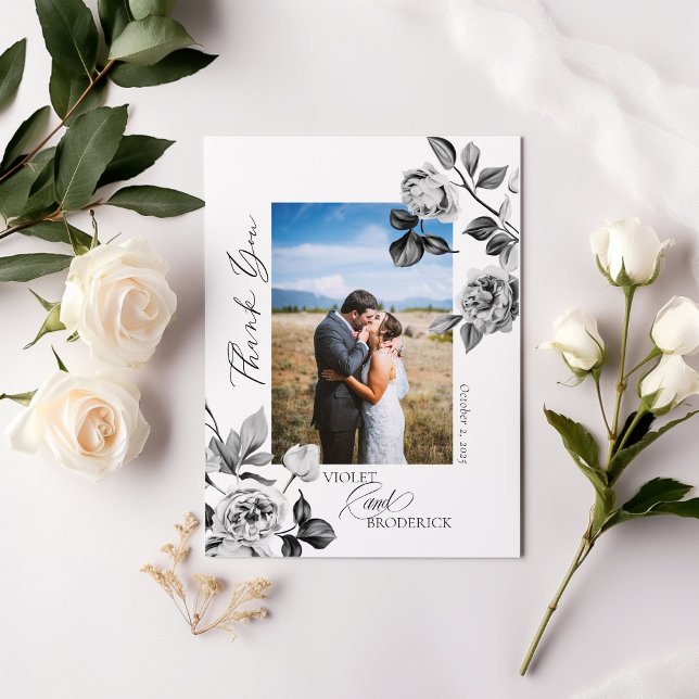 Tarjeta de agradecimiento para Personalizable flor (Subido por el creador)