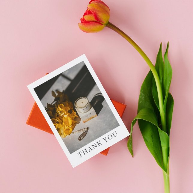 Tarjeta de agradecimiento para personalizado Photo (Subido por el creador)