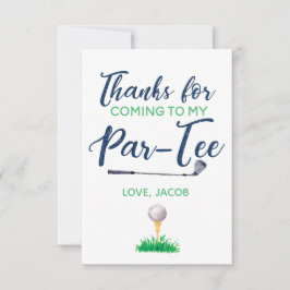 Tarjeta de agradecimiento para personalizado Water