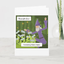 Tarjeta de agradecimiento para recaudación de fond