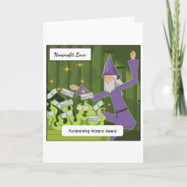 Tarjeta de agradecimiento para recaudación de fond