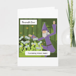 Tarjeta de agradecimiento para recaudación de fond