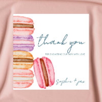 Tarjeta de agradecimiento para regalo de ducha - M