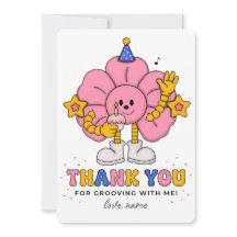 Tarjeta de agradecimiento para regalo de fiesta Fl